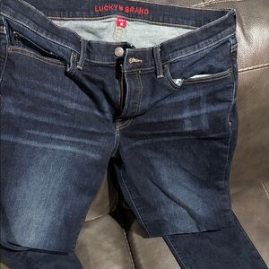 Lucky Brand Women's Dark Blue Straight Leg Jeans